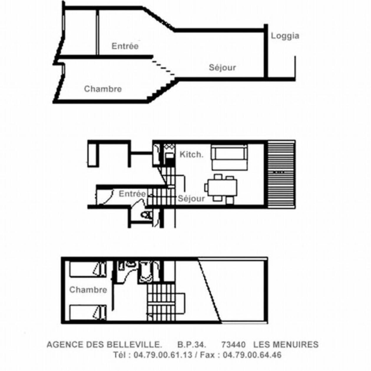 Residence Evons - Appartement Duplex Confortable - Au Pied Des Pistes - Balcon Mae-3474 Saint-Martin-de-Belleville Luaran gambar